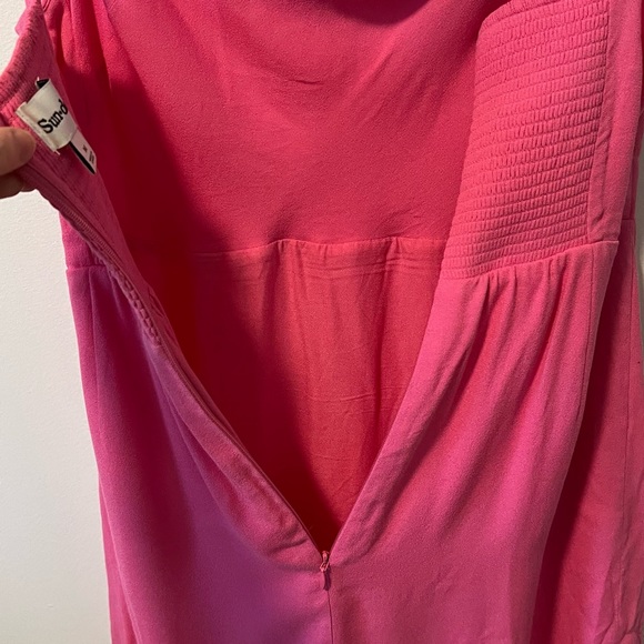 Aritzia Hot Pink Cowl Neck Mini Dress - Picture 4 of 10